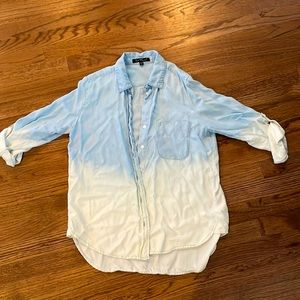 Ombré button down shirt